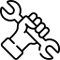 Service and repair icon