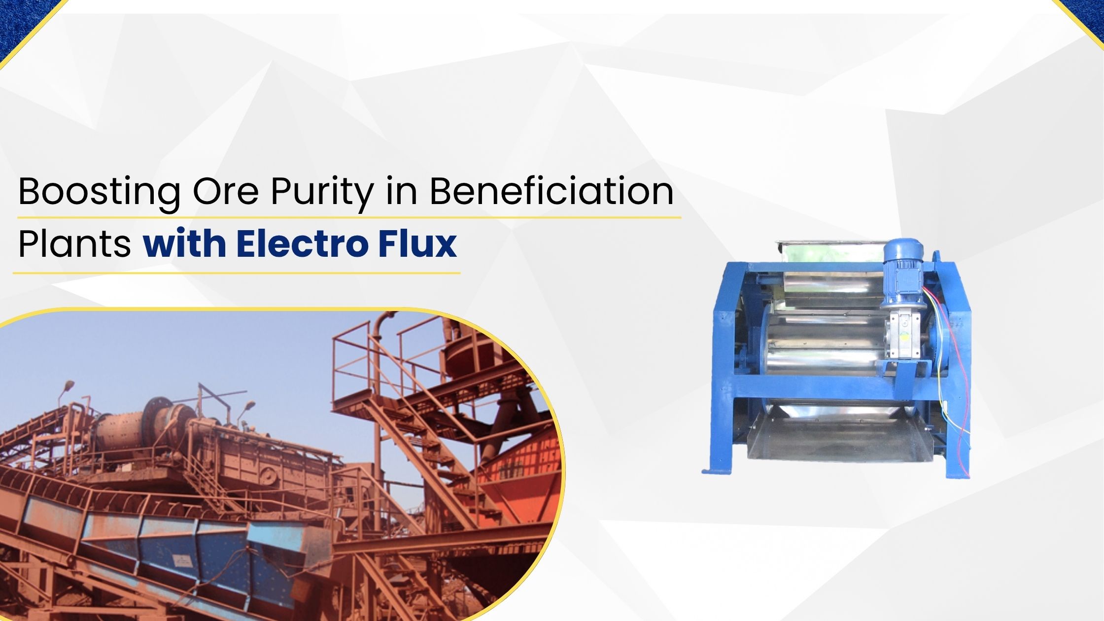Ore purity in beneficiation plants