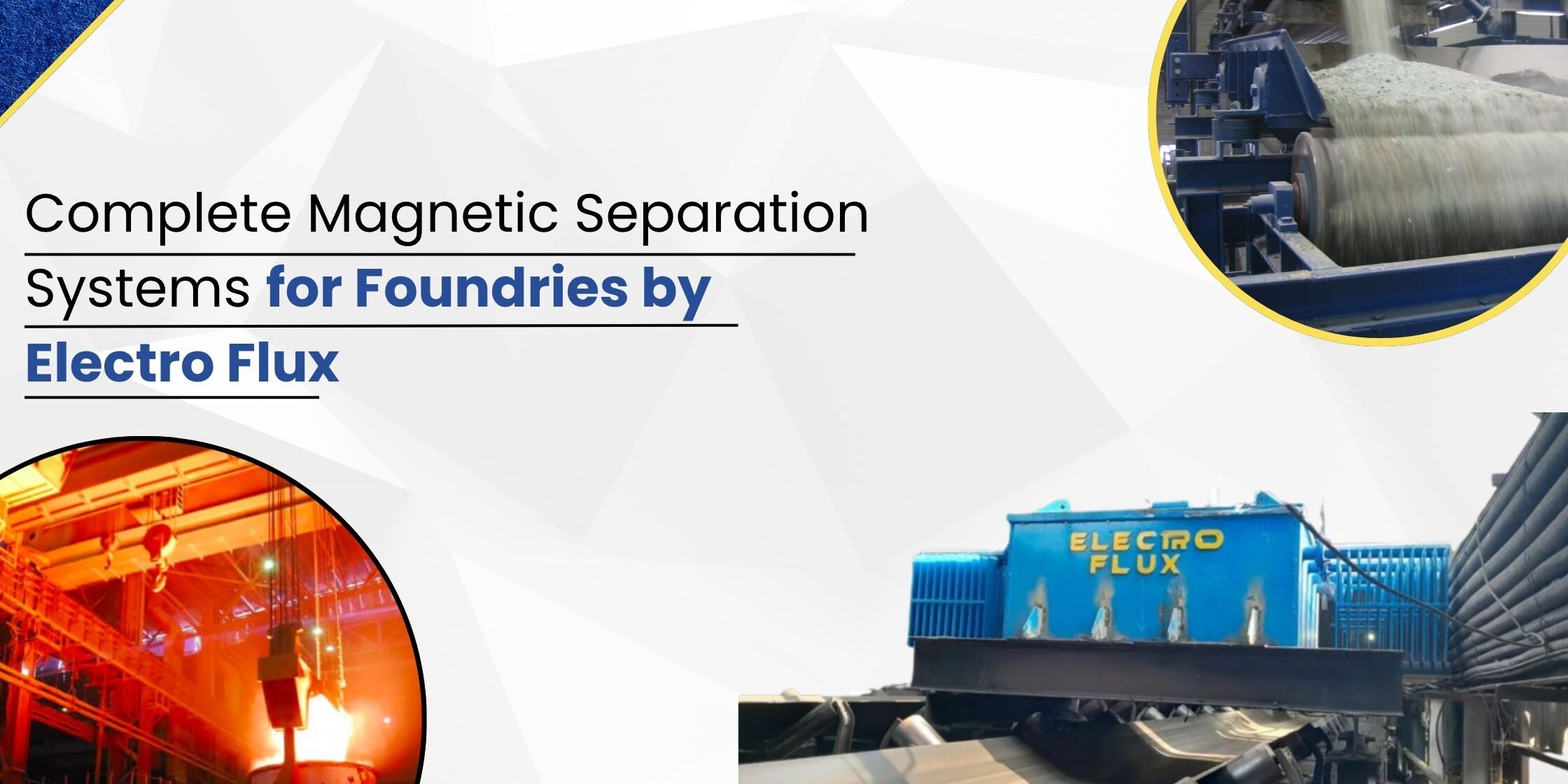 Magnetic separation for foundries