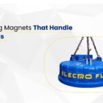 Crane lifting magnet