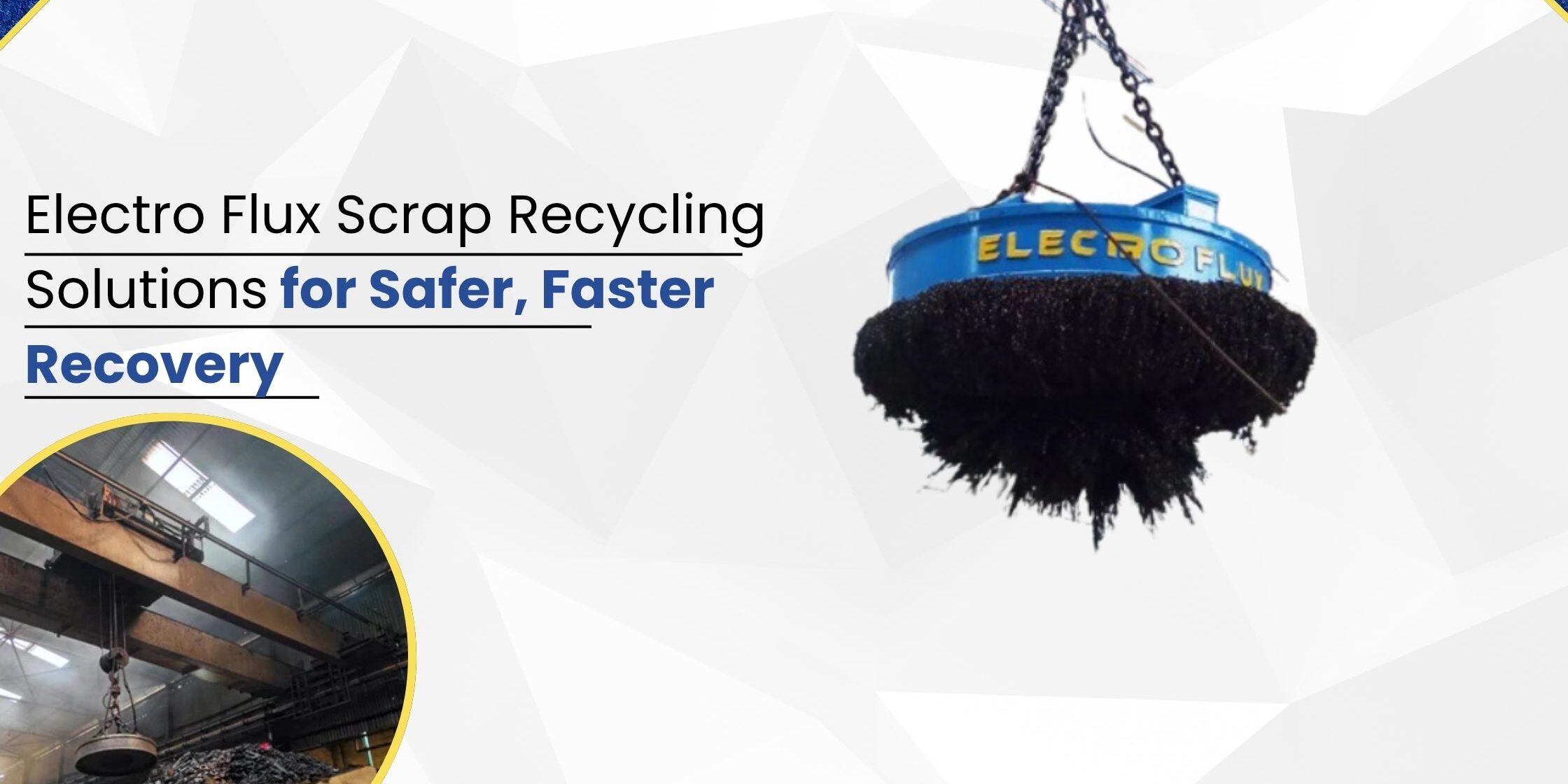 Scrape recycling magnet