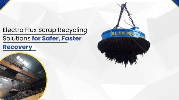 Scrape recycling magnet