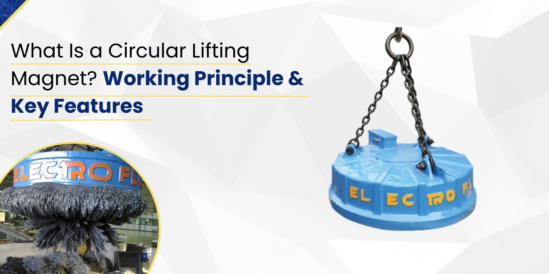 circular lifting magnet