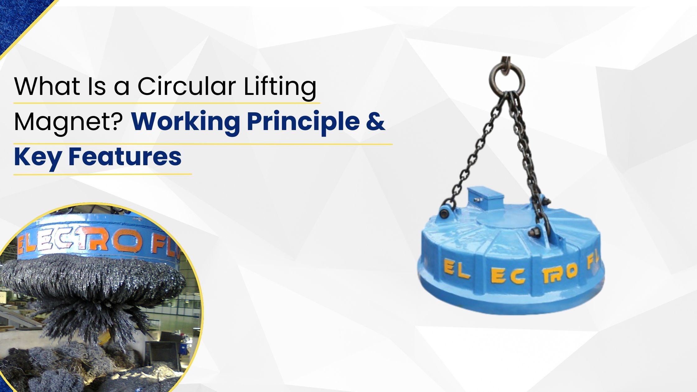 circular lifting magnet