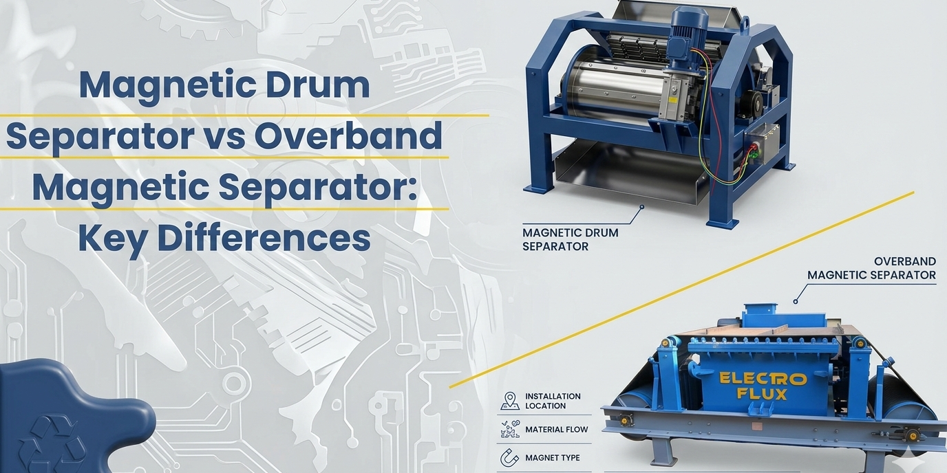 Magnetic Drum Separator vs Overband Magnetic Separator