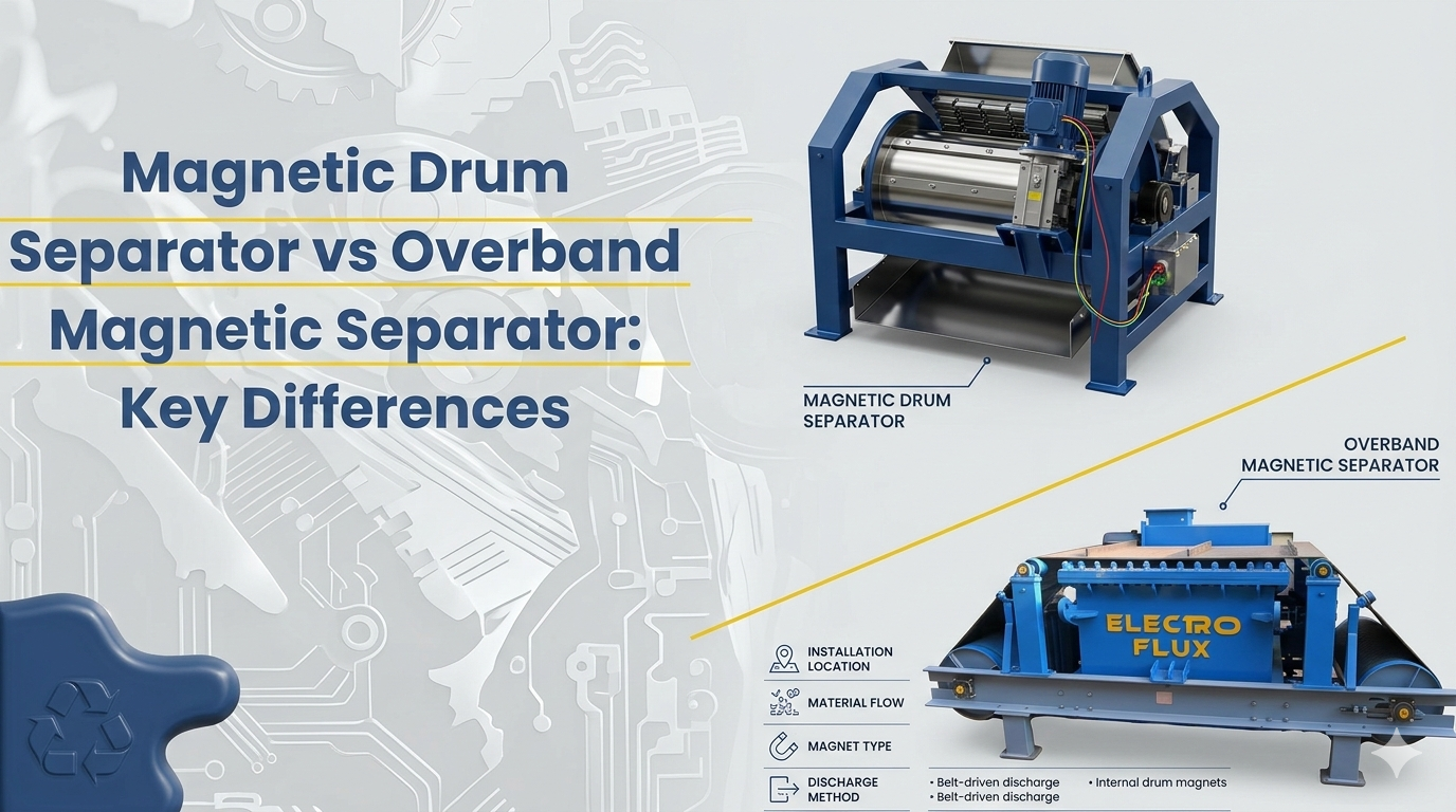 Magnetic Drum Separator vs Overband Magnetic Separator