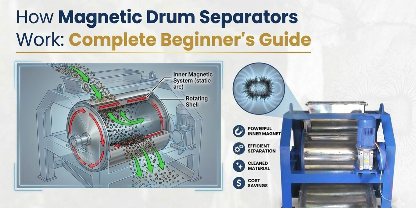 How Magnetic Drum Separators Work Complete Beginner’s Guide How Magnetic Drum Separators Work