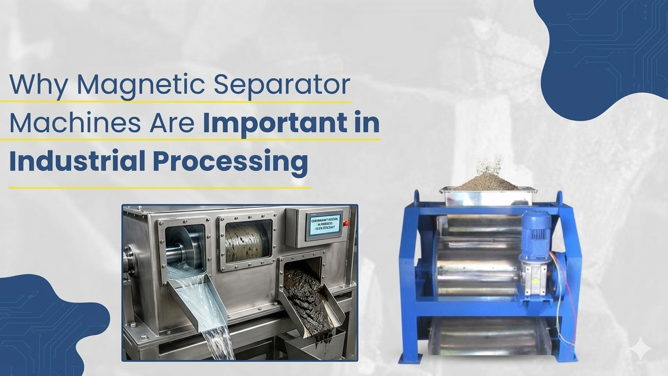 Why Magnetic Separator Machines Are Important in Industrial Processing