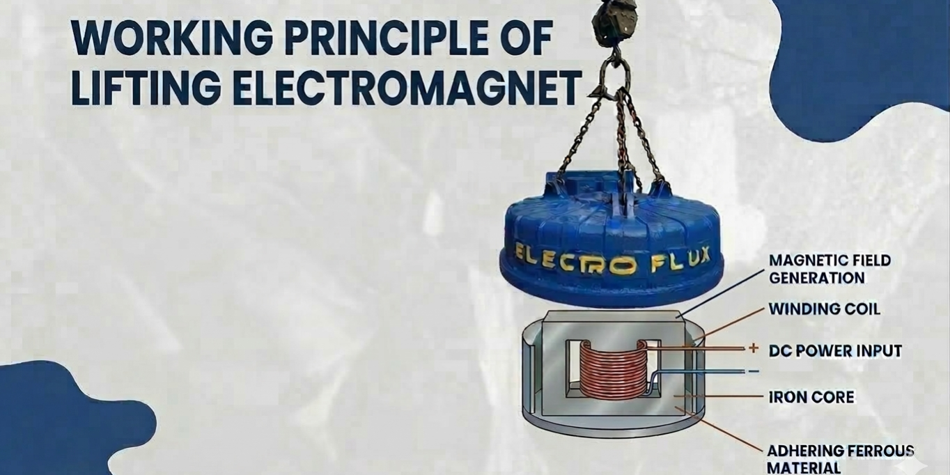 Working Principle of Lifting Electromagnet