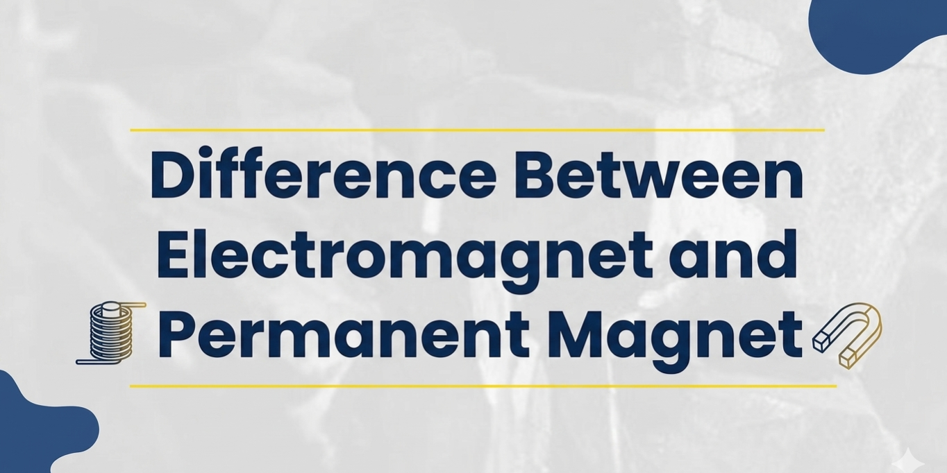 Difference Between Electromagnet and Permanent Magnet
