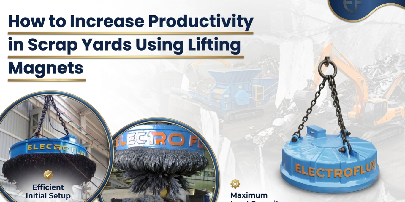 How to Increase Productivity in Scrap Yards Using Lifting Magnets How to Increase Productivity in Scrap Yards Using Lifting Magnets