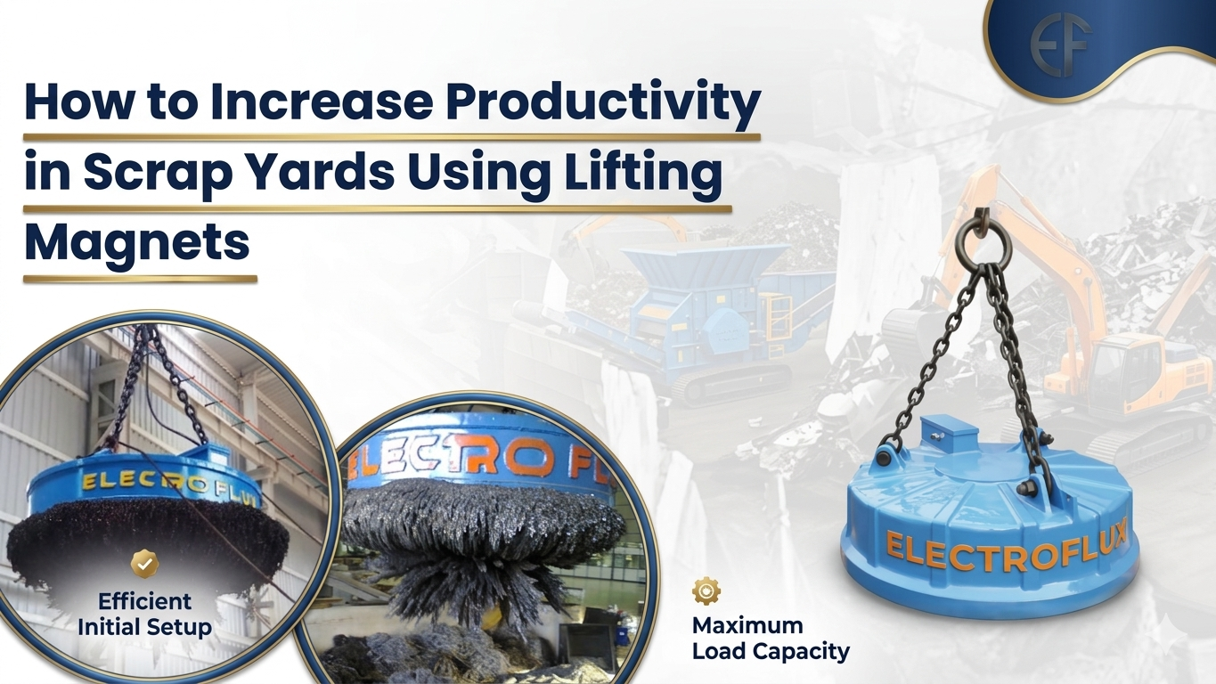 How to Increase Productivity in Scrap Yards Using Lifting Magnets