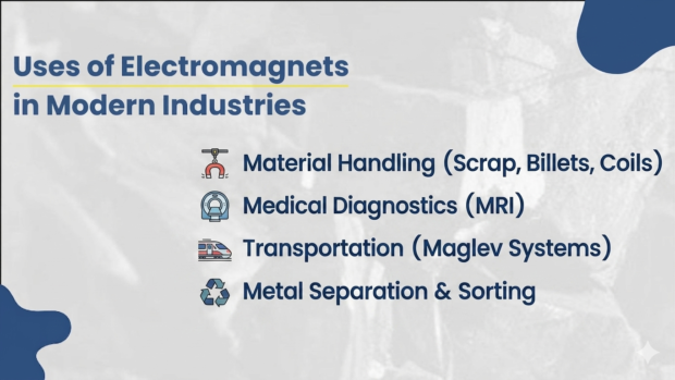 Uses of Electromagnets Uses of Electromagnets