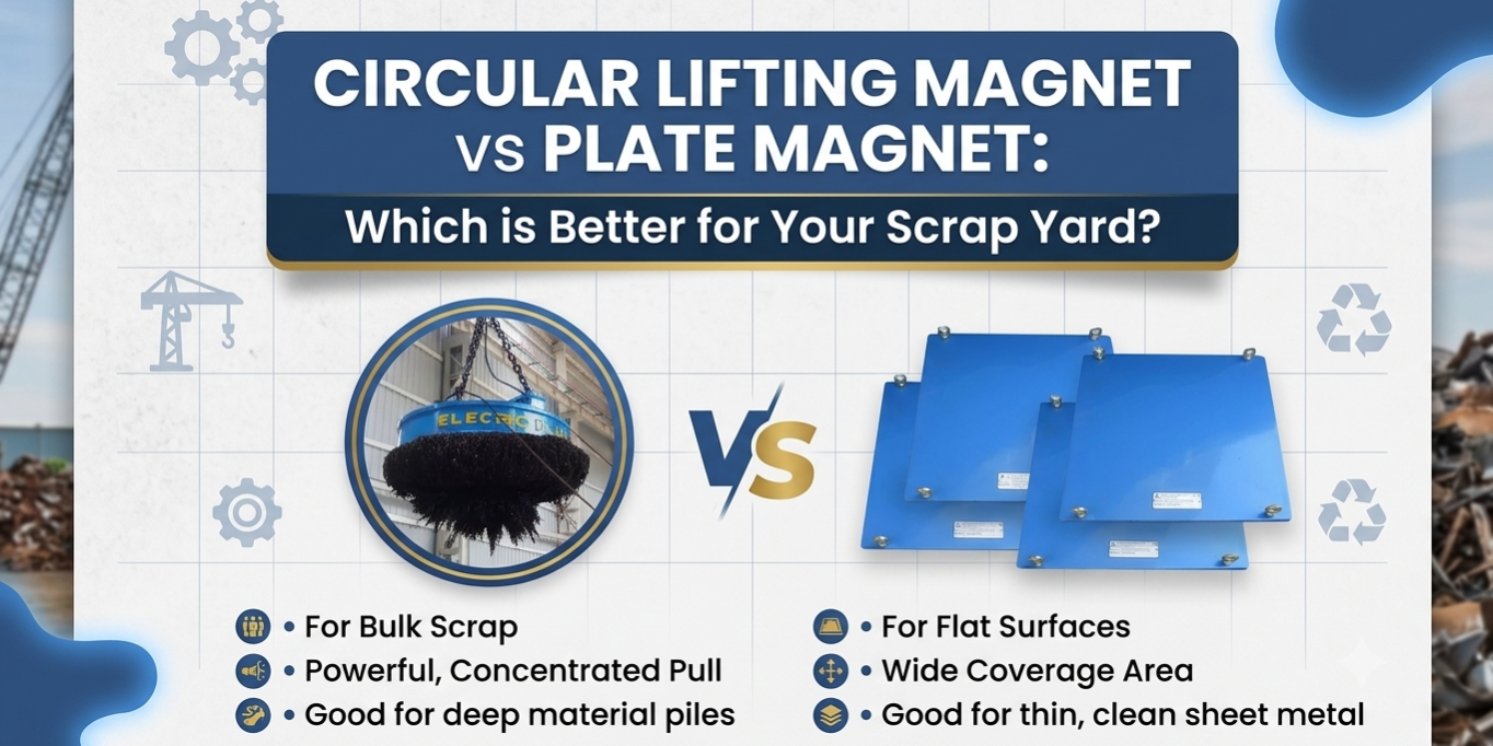 Circular Lifting Magnet vs Plate Magnet