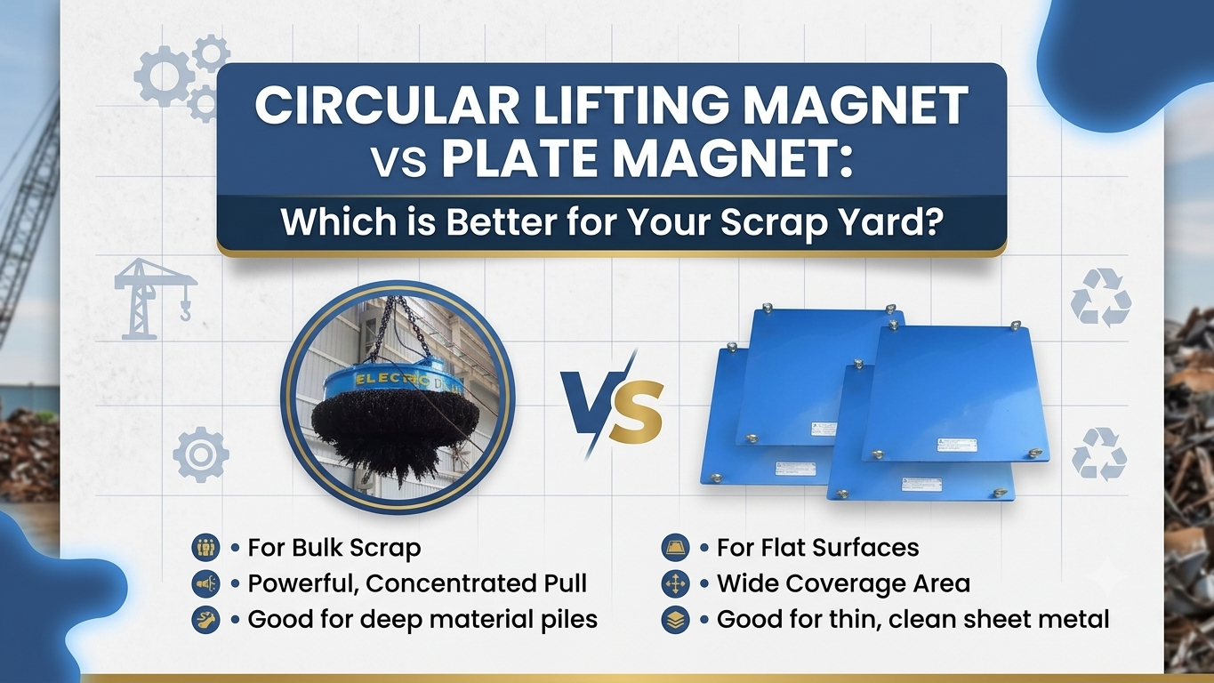 Circular Lifting Magnet vs Plate Magnet