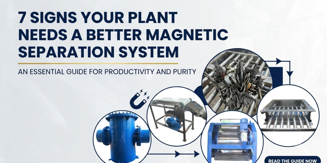 7 Signs Your Plant Needs a Better Magnetic Separation System 7 Signs Your Plant Needs a Better Magnetic Separation System