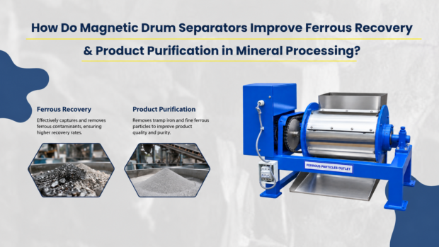 How Do Magnetic Drum Separators Improve Ferrous Recovery and Product Purification in Mineral Processing
